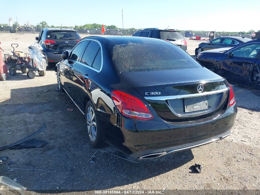 2017 Mercedes-Benz C 300 Luxury/Sport VIN: WDDWF4JB1HR228344 Lot: 39185984