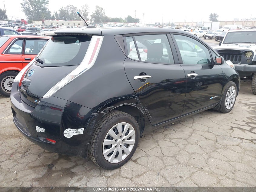 2013 Nissan Leaf S VIN: 1N4AZ0CP2DC413454 Lot: 39186215