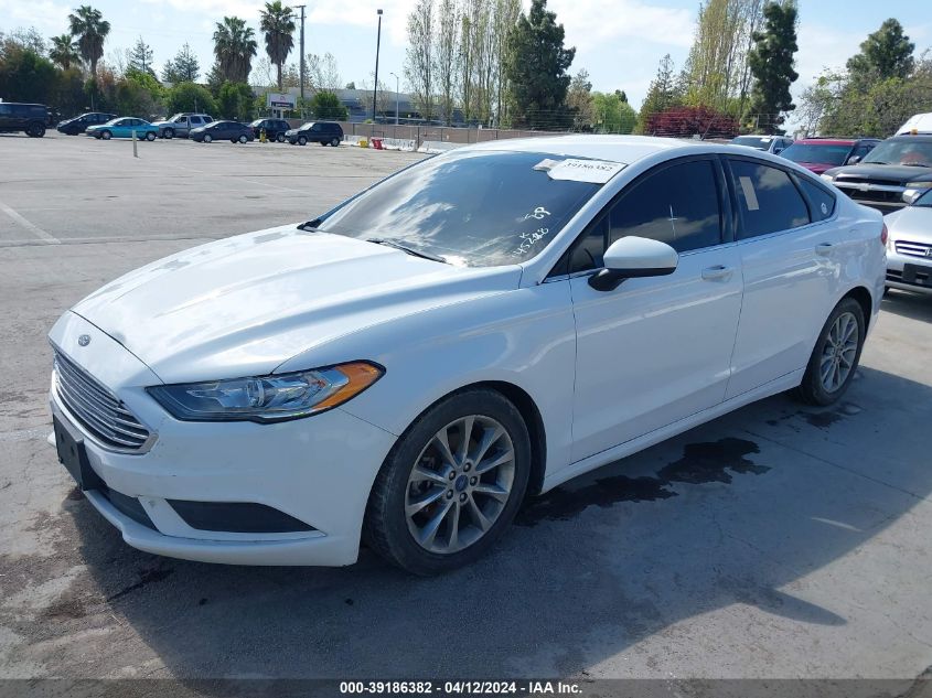 2017 FORD FUSION SE - 3FA6P0H76HR145228