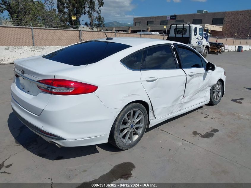 2017 FORD FUSION SE - 3FA6P0H76HR145228