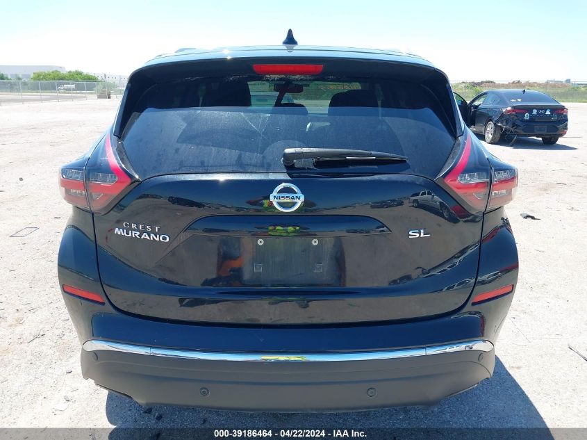 2019 Nissan Murano Sl VIN: 5N1AZ2MJ5KN102484 Lot: 39186464