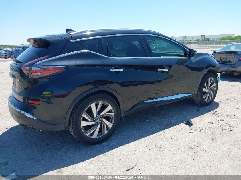 2019 Nissan Murano Sl VIN: 5N1AZ2MJ5KN102484 Lot: 39186464