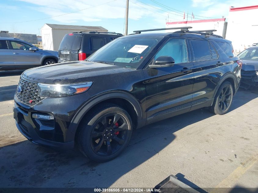 2020 Ford Explorer St VIN: 1FM5K8GC4LGB74241 Lot: 39186505