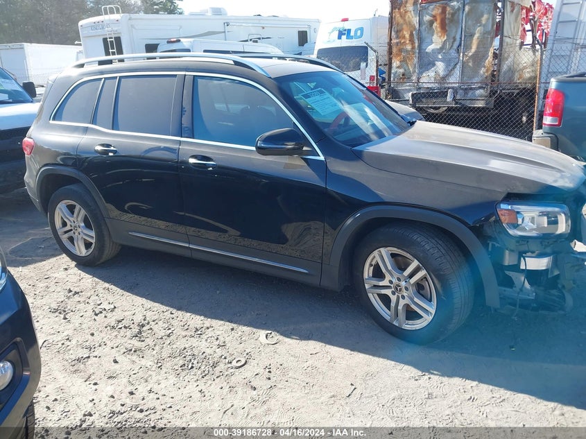 VIN W1N4M4HB7MW092996 2021 MERCEDES-BENZ GLB 250 4MATIC