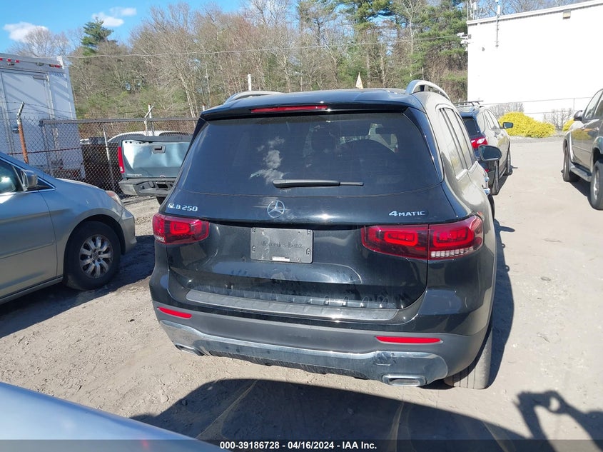 VIN W1N4M4HB7MW092996 2021 MERCEDES-BENZ GLB 250 4MATIC