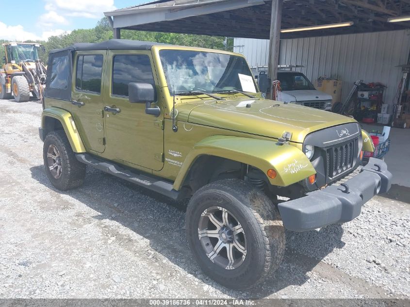 2007 Jeep Wrangler Unlimited Sahara VIN: 1J8GB59147L208398 Lot: 39186736