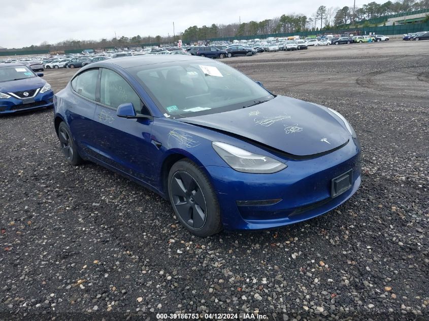 2022 TESLA MODEL 3 REAR-WHEEL DRIVE - 5YJ3E1EA4NF371029