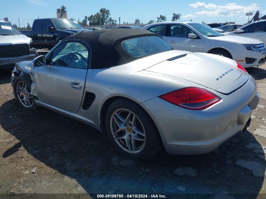 2010 Porsche Boxster VIN: WP0CA2A87AU710338 Lot: 39186785