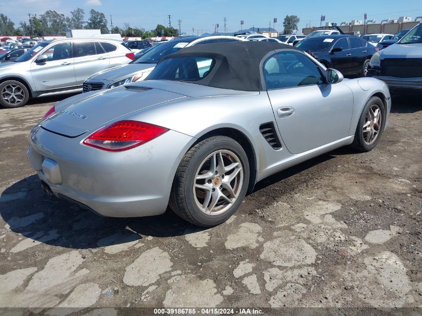 2010 Porsche Boxster VIN: WP0CA2A87AU710338 Lot: 39186785