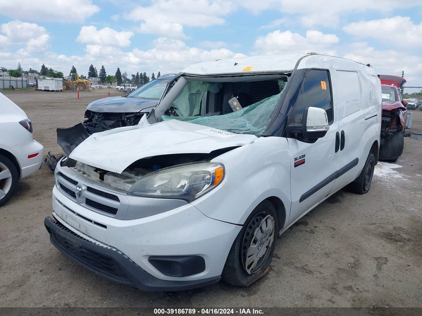 2017 Ram Promaster City Tradesman Slt VIN: ZFBERFBB4H6F46036 Lot: 39186789
