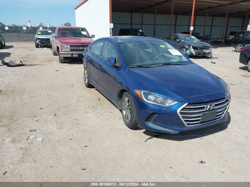 2018 Hyundai Elantra Sel VIN: 5NPD84LF1JH296832 Lot: 39186912