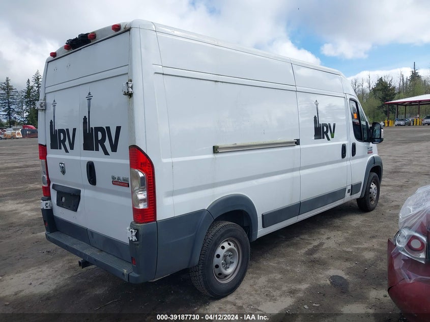2017 RAM PROMASTER 2500 HIGH ROOF 159 WB 3C6TRVDG5HE527940