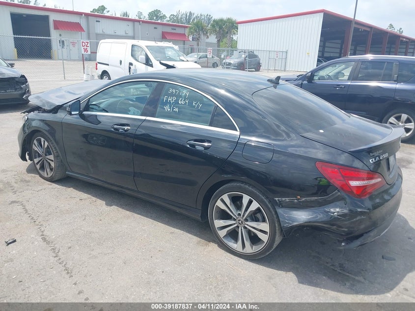 2019 MERCEDES-BENZ CLA 250 VIN: WDDSJ4EB5KN723717