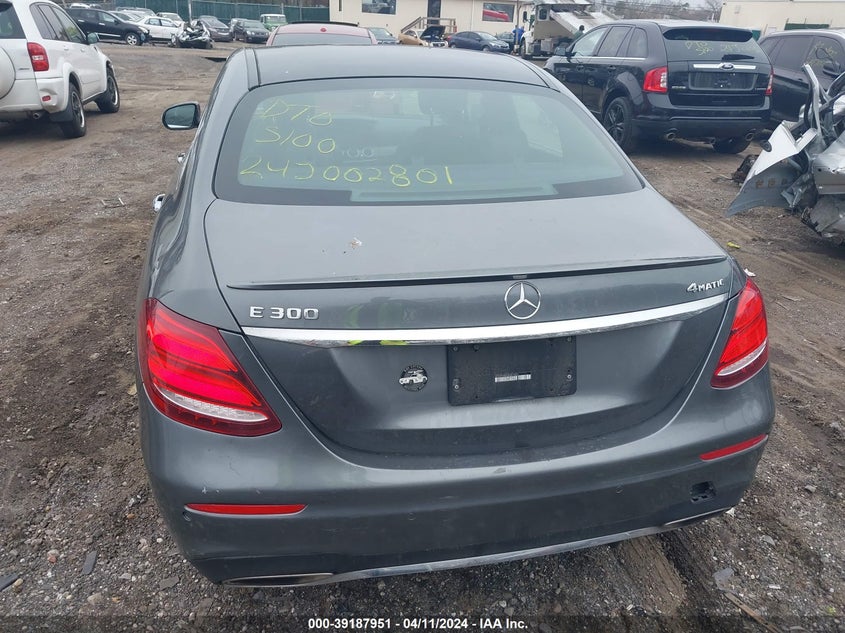 2018 MERCEDES-BENZ E 300 4MATIC - WDDZF4KB6JA481403