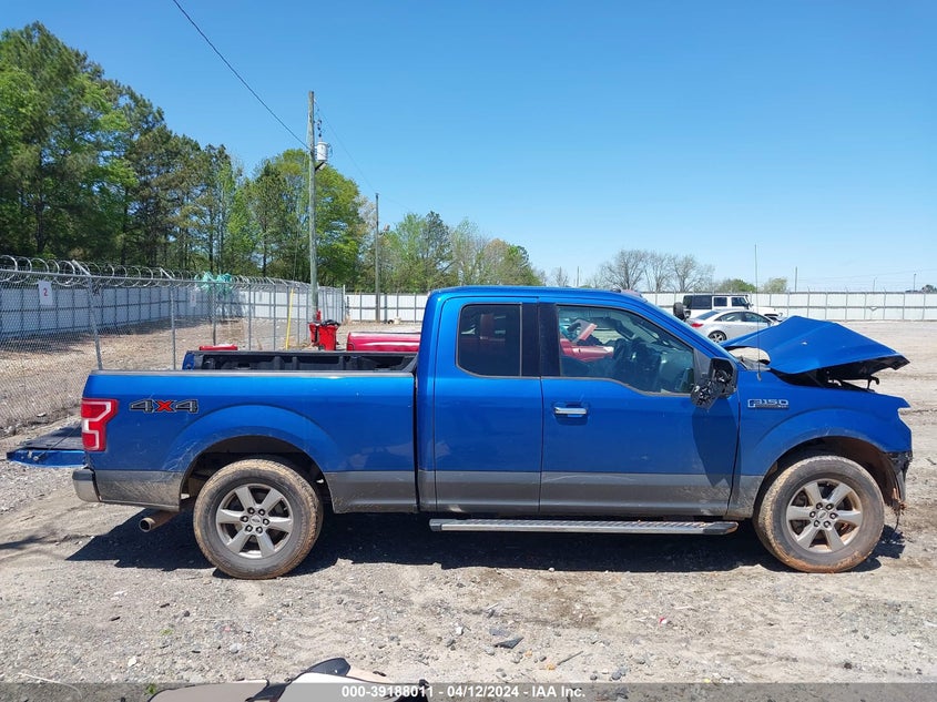 VIN 1FTEX1EP5JKE34790 2018 FORD F-150 XLT