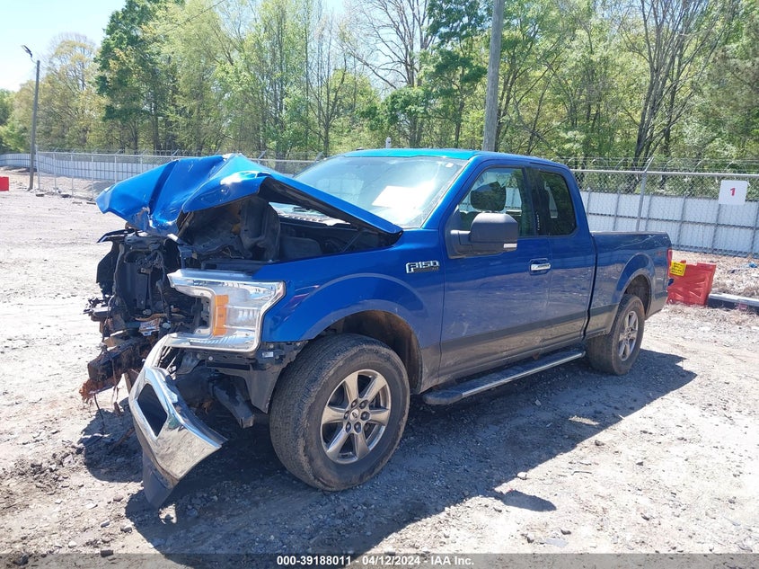 VIN 1FTEX1EP5JKE34790 2018 FORD F-150 XLT