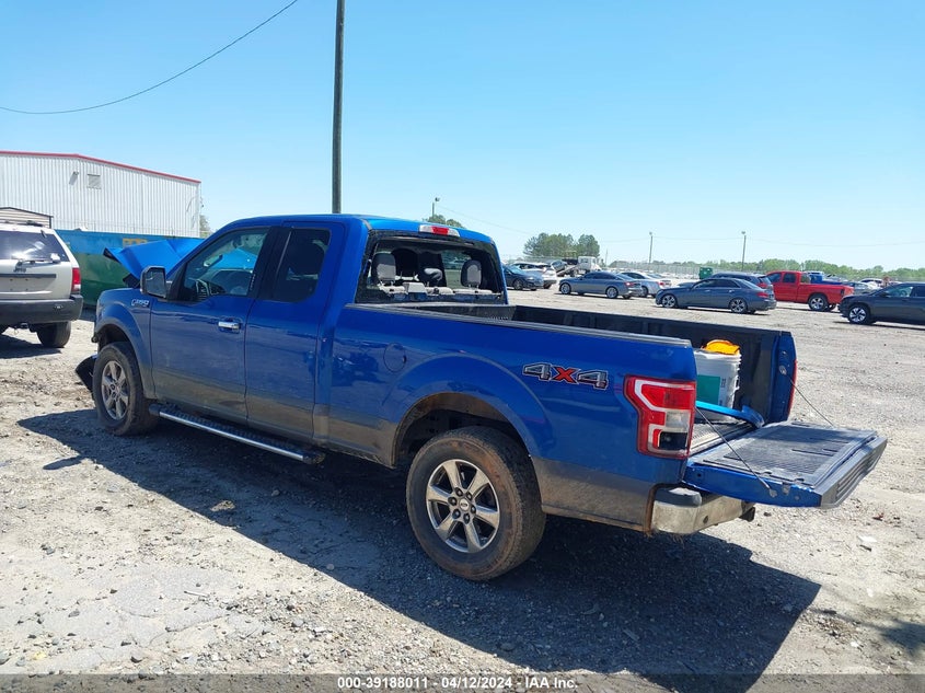 VIN 1FTEX1EP5JKE34790 2018 FORD F-150 XLT