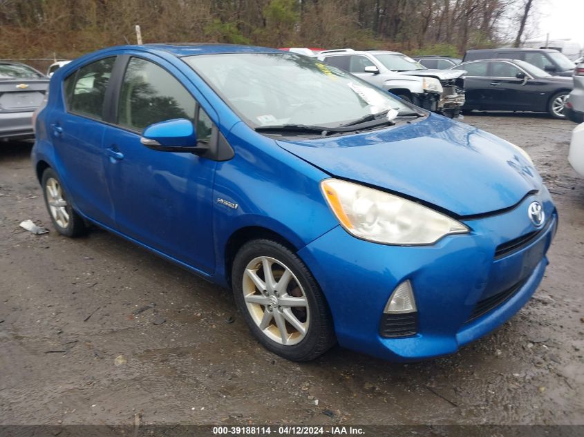 JTDKDTB36C1003263 | 2012 TOYOTA PRIUS C