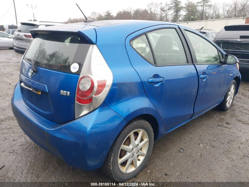 JTDKDTB36C1003263 | 2012 TOYOTA PRIUS C