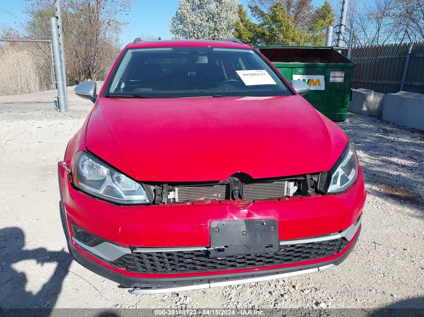 2017 VOLKSWAGEN GOLF ALLTRACK TSI S/TSI SE/TSI SEL - 3VWH17AUXHM517869