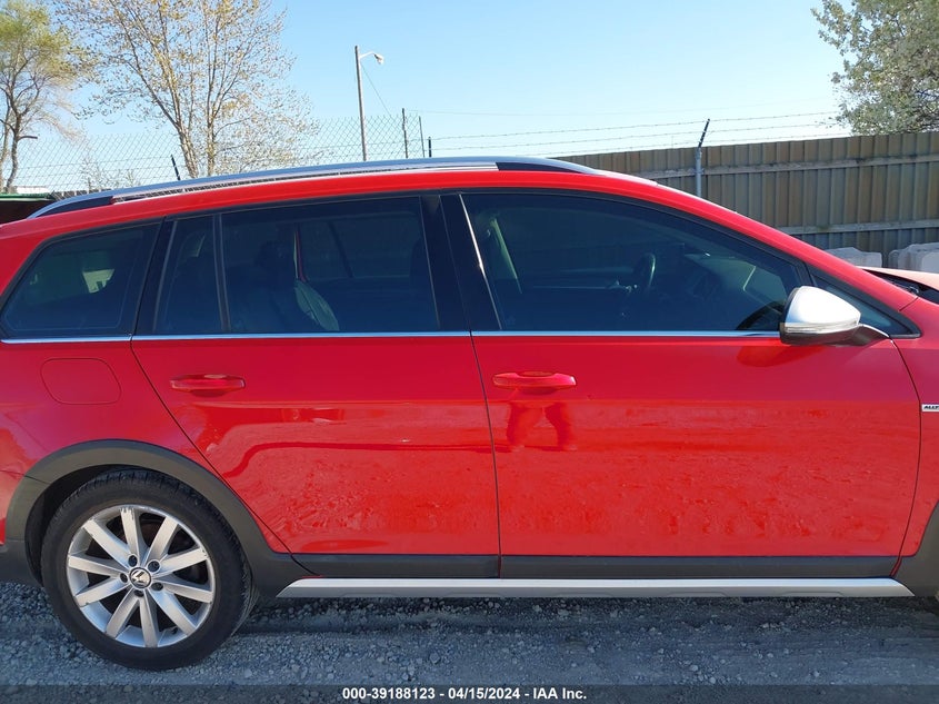 2017 VOLKSWAGEN GOLF ALLTRACK TSI S/TSI SE/TSI SEL - 3VWH17AUXHM517869