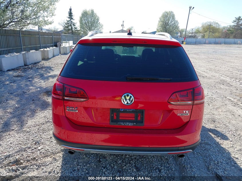 2017 VOLKSWAGEN GOLF ALLTRACK TSI S/TSI SE/TSI SEL - 3VWH17AUXHM517869