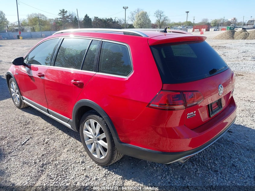 2017 VOLKSWAGEN GOLF ALLTRACK TSI S/TSI SE/TSI SEL - 3VWH17AUXHM517869