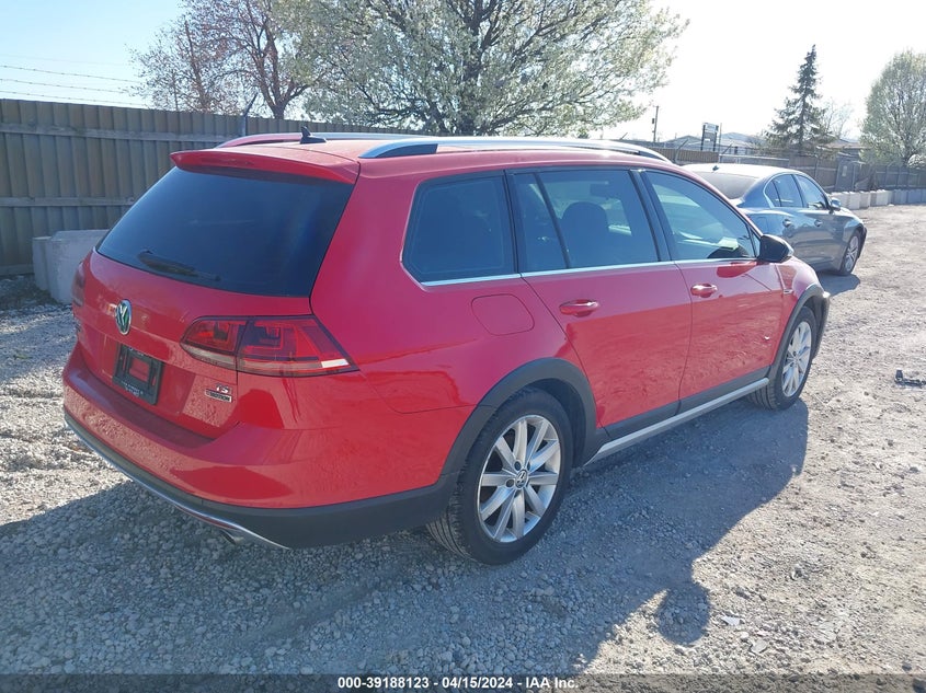 2017 VOLKSWAGEN GOLF ALLTRACK TSI S/TSI SE/TSI SEL - 3VWH17AUXHM517869