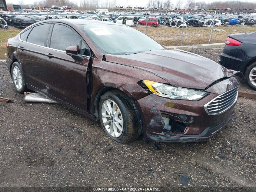 2019 FORD FUSION SE - 3FA6P0HD5KR231000