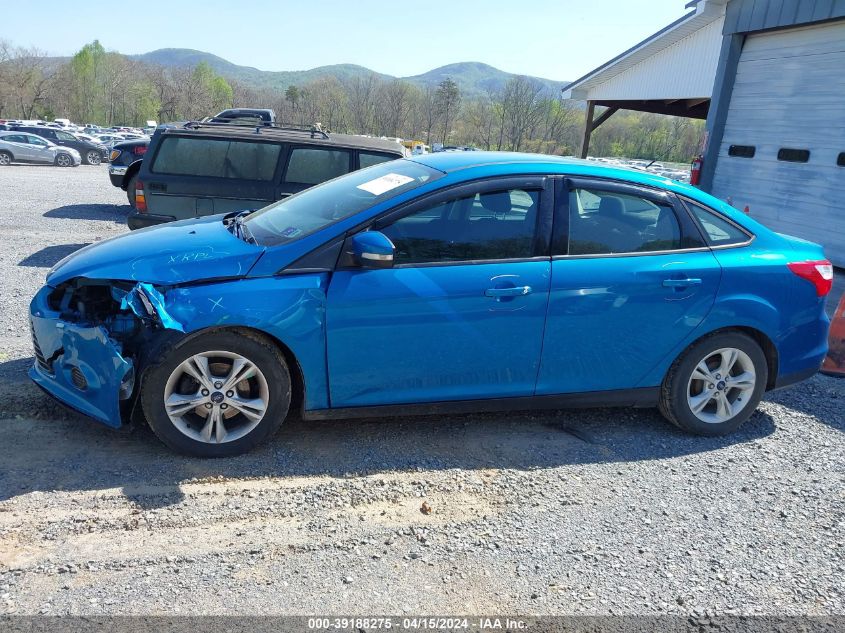 2014 Ford Focus Se VIN: 1FADP3F28EL411603 Lot: 39188275