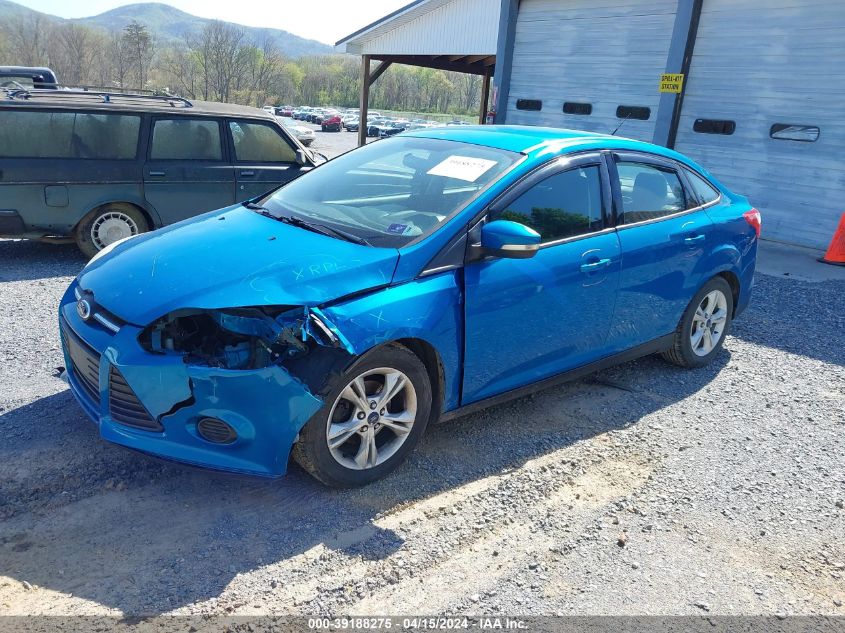 2014 Ford Focus Se VIN: 1FADP3F28EL411603 Lot: 39188275