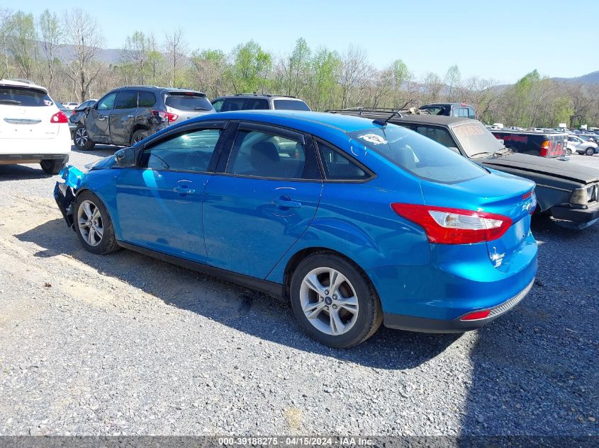 2014 Ford Focus Se VIN: 1FADP3F28EL411603 Lot: 39188275