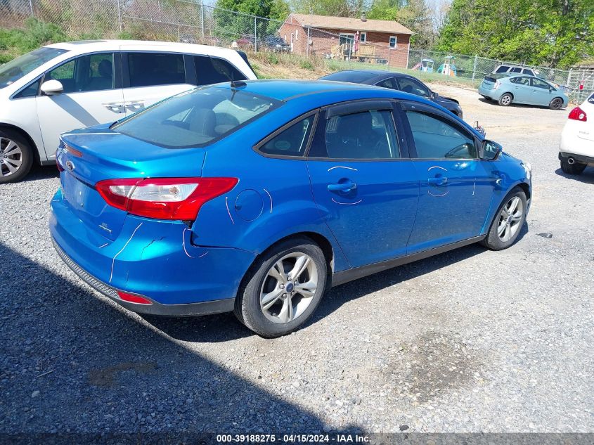 2014 Ford Focus Se VIN: 1FADP3F28EL411603 Lot: 39188275