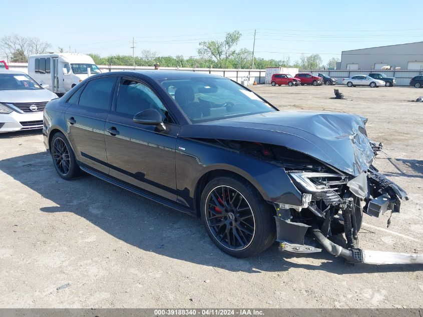 2018 AUDI A4 2.0T PREMIUM/2.0T TECH PREMIUM - WAUENAF46JA092019