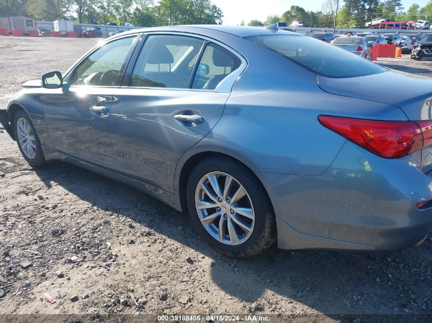 2014 Infiniti Q50 Premium VIN: JN1BV7AR3EM695903 Lot: 39188405