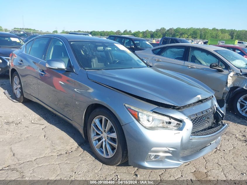 2014 Infiniti Q50 Premium VIN: JN1BV7AR3EM695903 Lot: 39188405