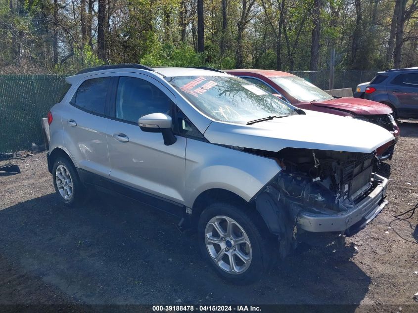 2020 Ford Ecosport Se VIN: MAJ6S3GL2LC348770 Lot: 39188478