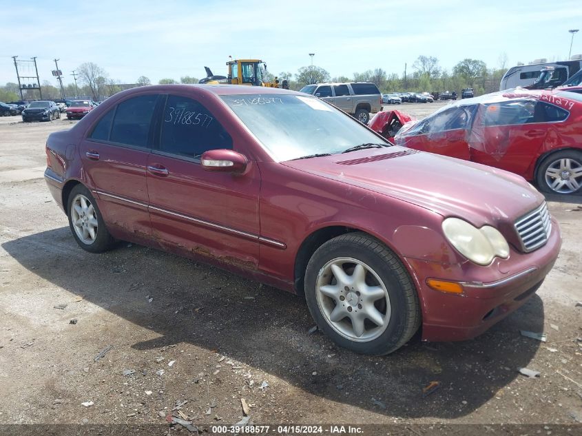 WDBRF61J13F353315 | 2003 MERCEDES-BENZ C 240