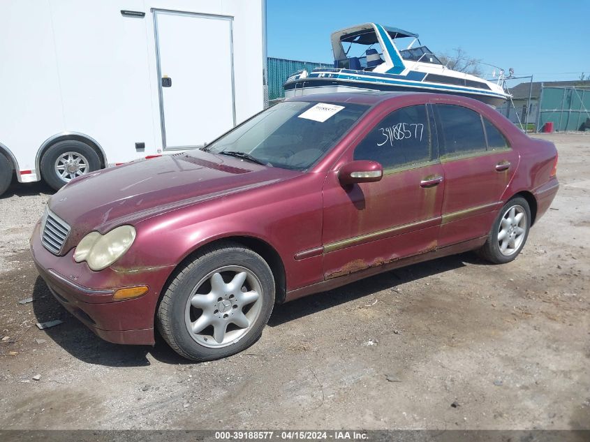 WDBRF61J13F353315 | 2003 MERCEDES-BENZ C 240