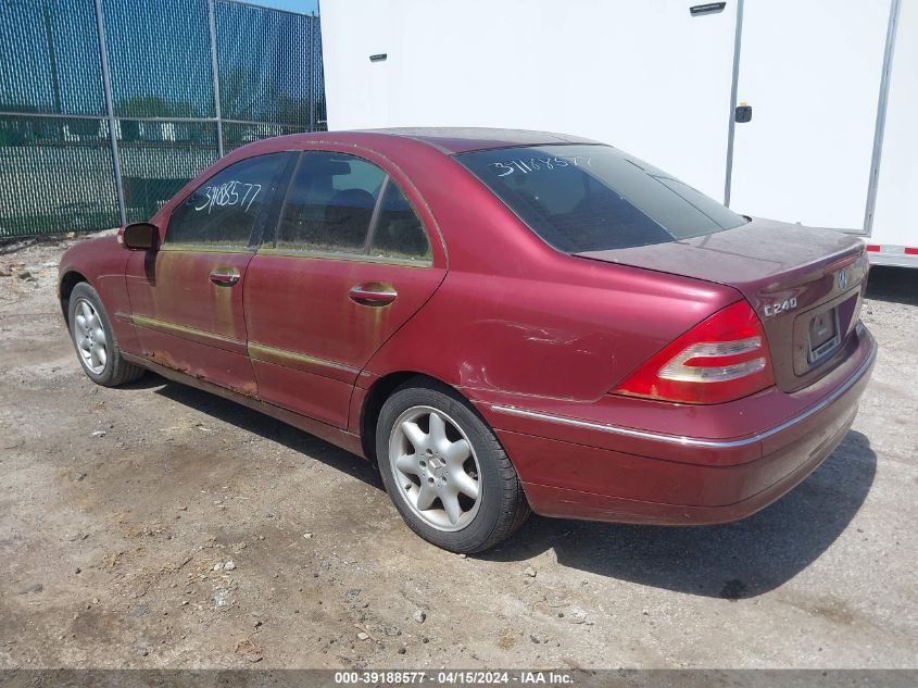 WDBRF61J13F353315 | 2003 MERCEDES-BENZ C 240