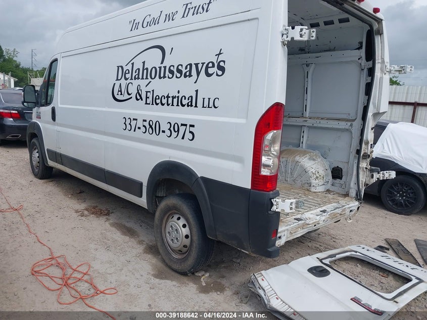 2019 RAM PROMASTER 2500 HIGH ROOF 159 WB 3C6TRVDG4KE526785