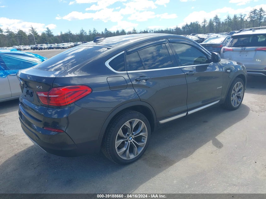 2015 BMW X4 xDrive28I VIN: 5UXXW3C52F0M89143 Lot: 39188660