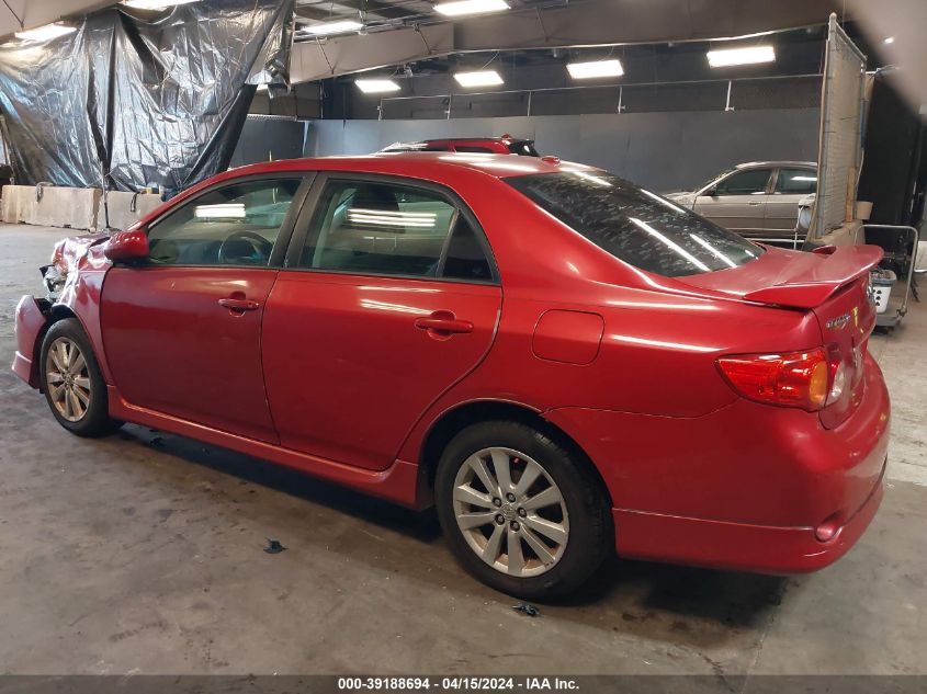 2T1BU40E39C058459 | 2009 TOYOTA COROLLA