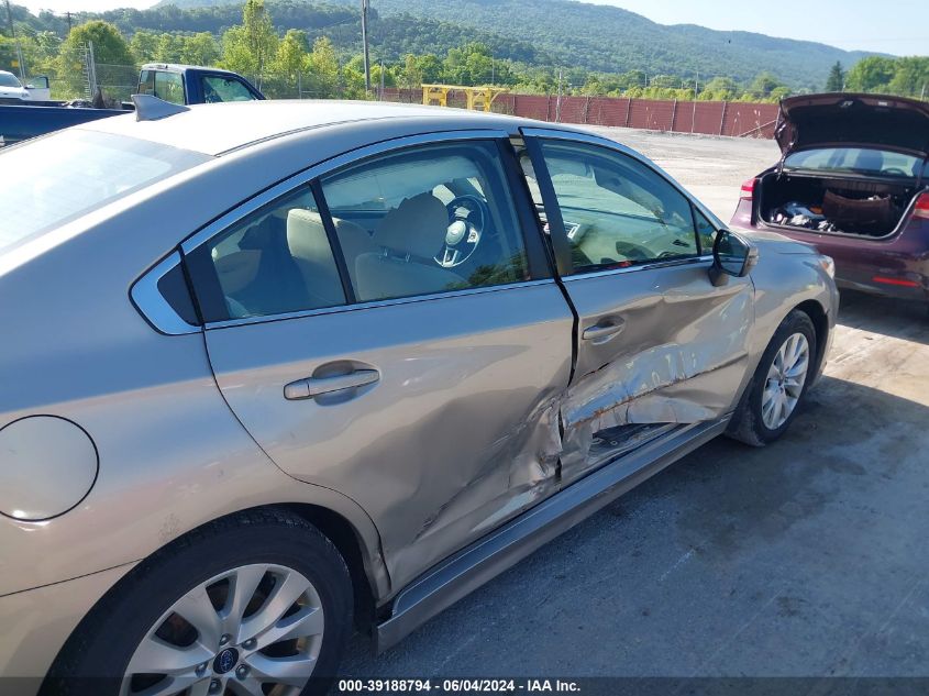 2017 Subaru Legacy 2.5I Premium VIN: 4S3BNAF66H3052822 Lot: 39188794