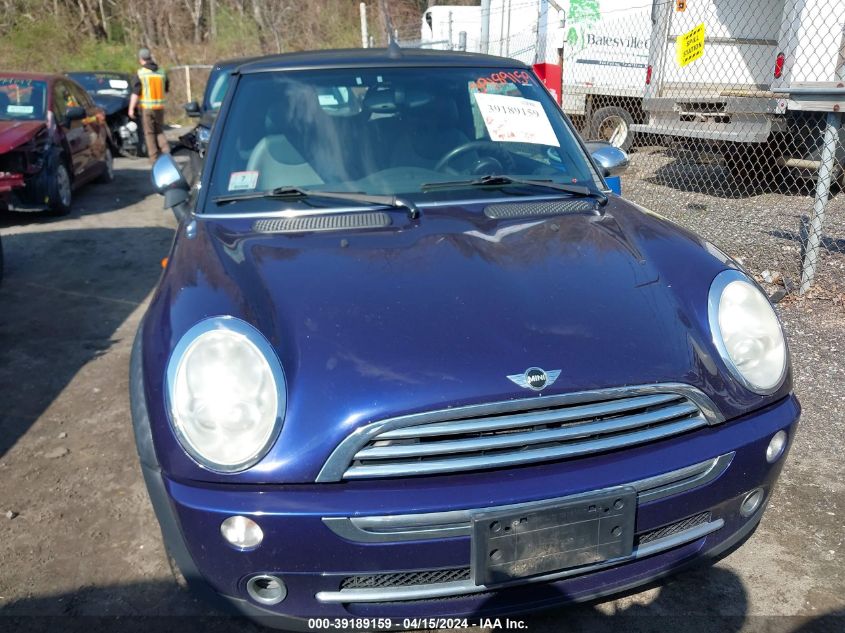 WMWRF33586TF64453 | 2006 MINI COOPER