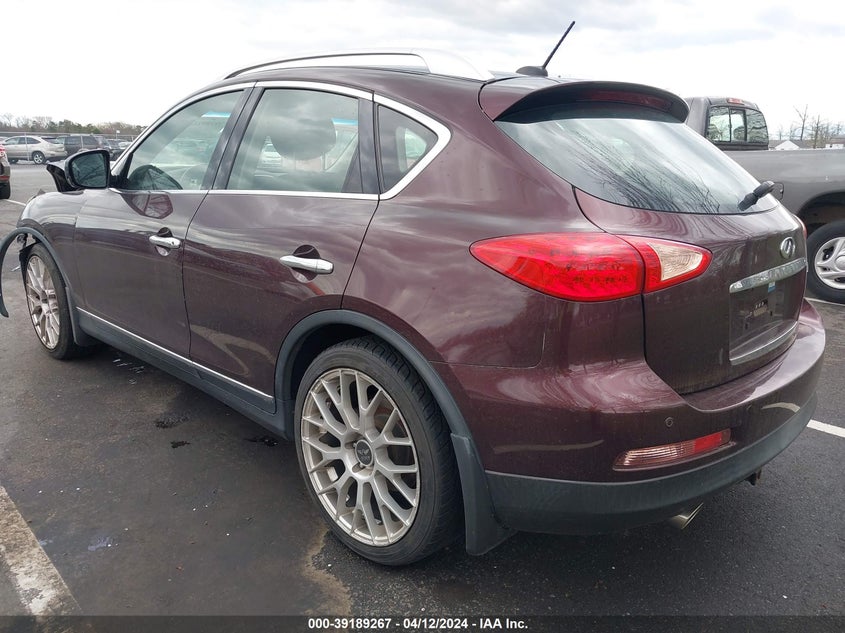 2011 Infiniti Ex35 Journey VIN: JN1AJ0HR1BM850822 Lot: 39189267