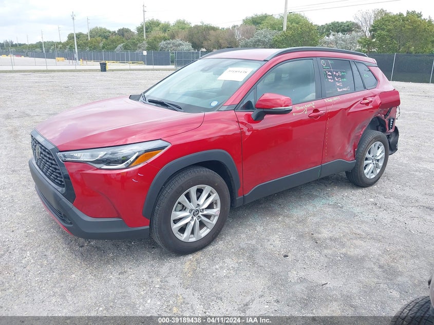2022 Toyota Corolla Cross Le VIN: 7MUCAAAGXNV012047 Lot: 39189438