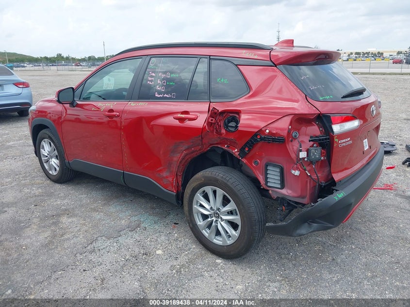 2022 Toyota Corolla Cross Le VIN: 7MUCAAAGXNV012047 Lot: 39189438
