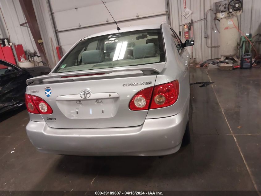 2008 Toyota Corolla Ce VIN: 1NXBR32E28Z943273 Lot: 39189607