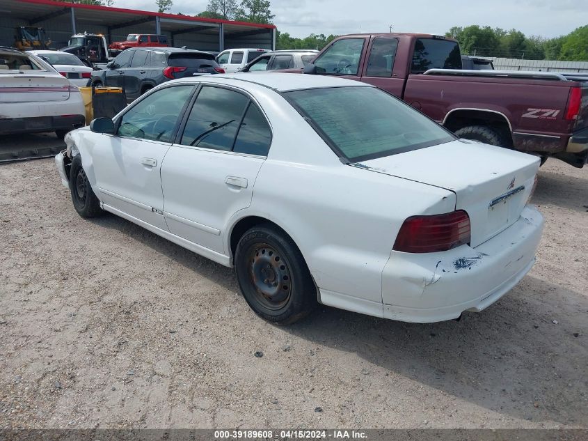 2001 Mitsubishi Galant Es VIN: 4A3AA46G31E215726 Lot: 39189608